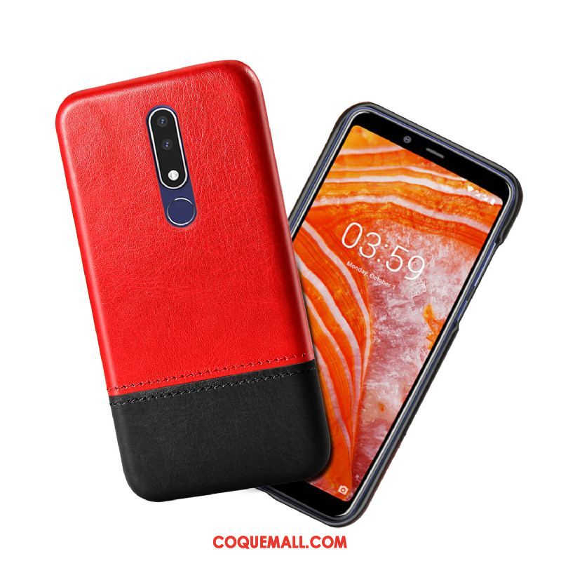 Étui Nokia 3.1 Plus Noir Qualité Téléphone Portable, Coque Nokia 3.1 Plus Incassable Nouveau Braun