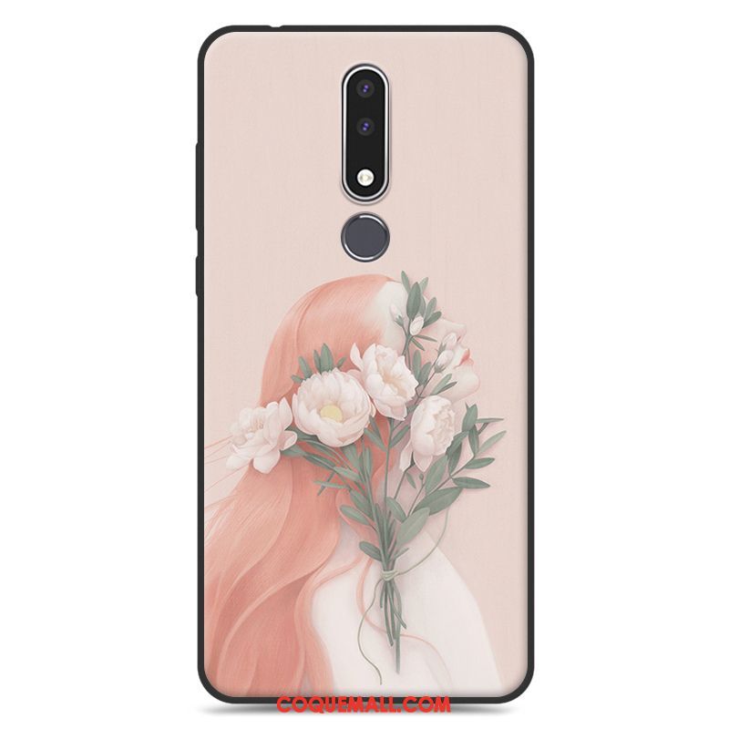 Étui Nokia 3.1 Plus Ornements Suspendus Tout Compris Téléphone Portable, Coque Nokia 3.1 Plus Fluide Doux Protection