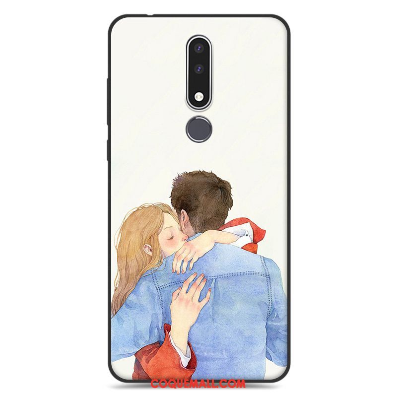 Étui Nokia 3.1 Plus Ornements Suspendus Tout Compris Téléphone Portable, Coque Nokia 3.1 Plus Fluide Doux Protection