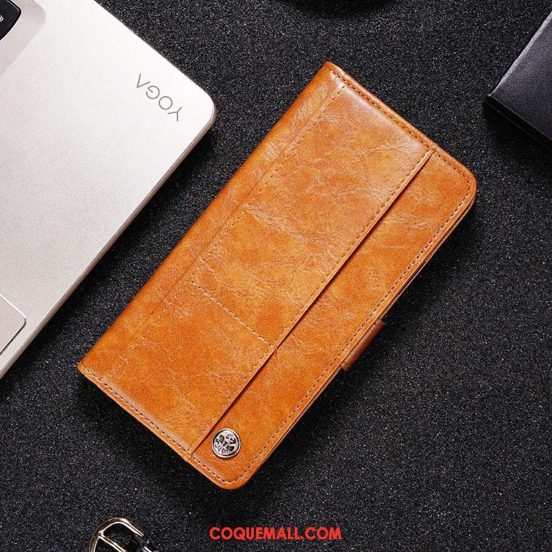 Étui Nokia 3.1 Plus Protection En Cuir Téléphone Portable, Coque Nokia 3.1 Plus Portefeuille Braun