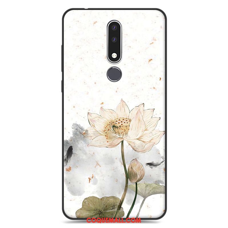 Étui Nokia 3.1 Plus Silicone Protection Art, Coque Nokia 3.1 Plus Incassable Téléphone Portable