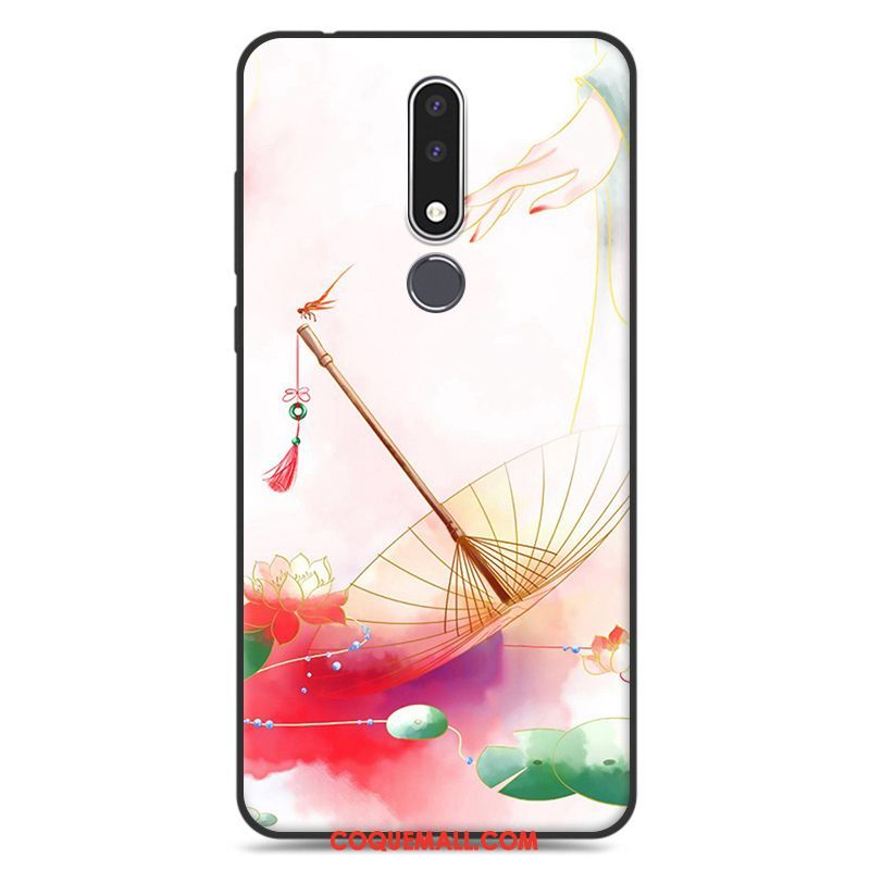 Étui Nokia 3.1 Plus Silicone Protection Art, Coque Nokia 3.1 Plus Incassable Téléphone Portable