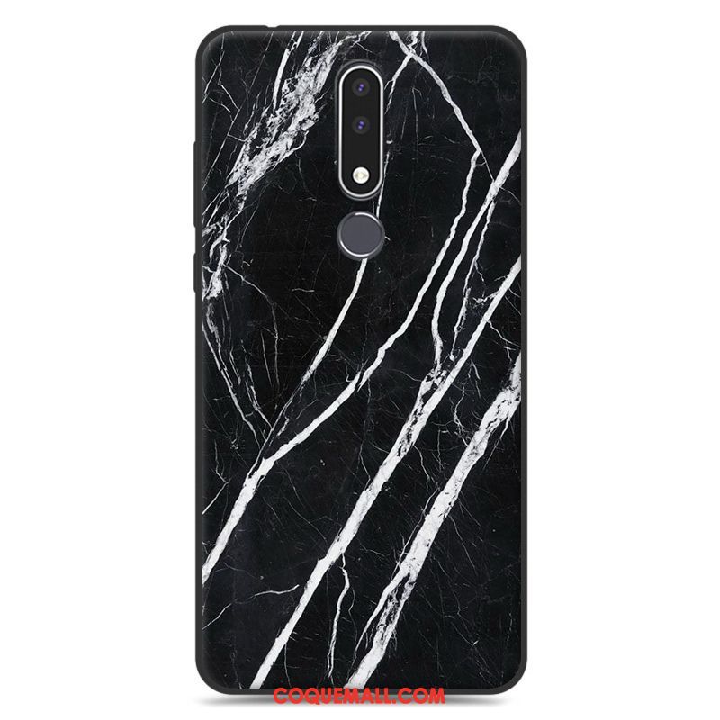 Étui Nokia 3.1 Plus Simple Incassable Peinture, Coque Nokia 3.1 Plus Ornements Suspendus Fluide Doux