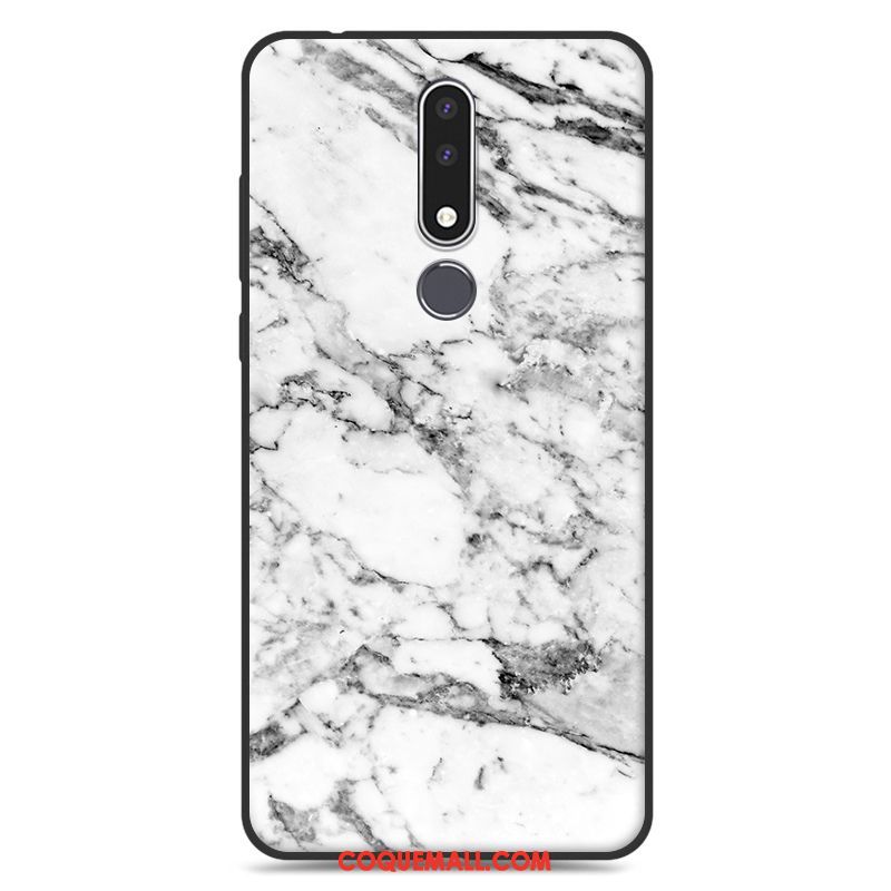 Étui Nokia 3.1 Plus Simple Incassable Peinture, Coque Nokia 3.1 Plus Ornements Suspendus Fluide Doux