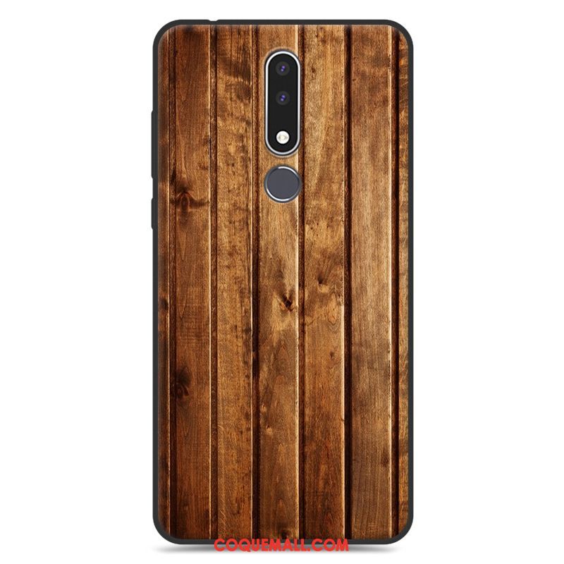 Étui Nokia 3.1 Plus Simple Incassable Peinture, Coque Nokia 3.1 Plus Ornements Suspendus Fluide Doux