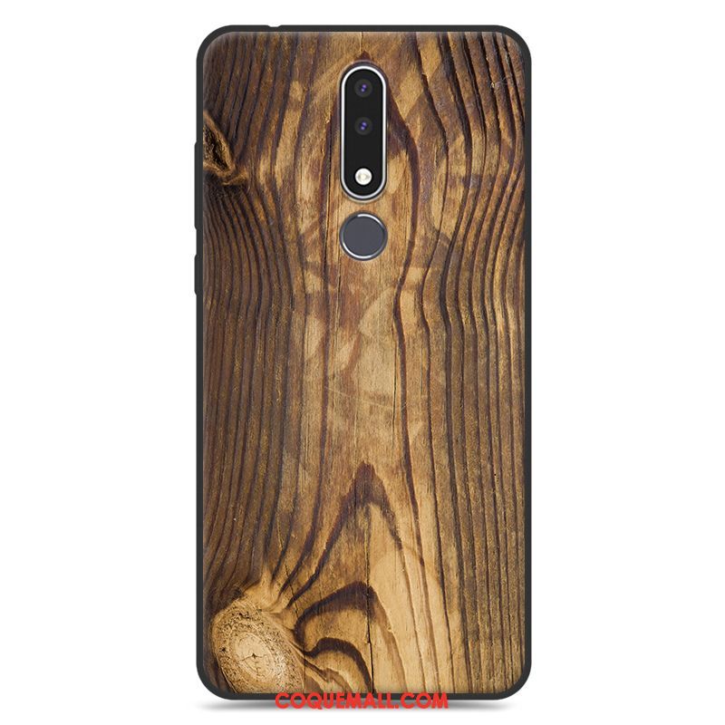 Étui Nokia 3.1 Plus Simple Incassable Peinture, Coque Nokia 3.1 Plus Ornements Suspendus Fluide Doux