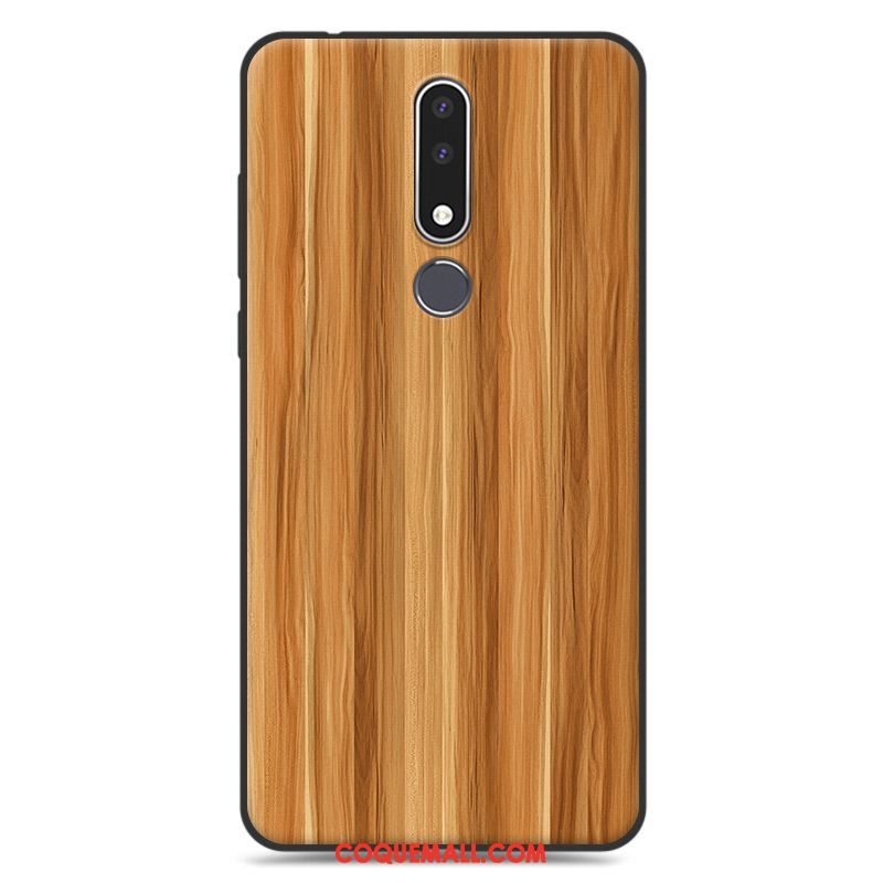 Étui Nokia 3.1 Plus Simple Incassable Peinture, Coque Nokia 3.1 Plus Ornements Suspendus Fluide Doux