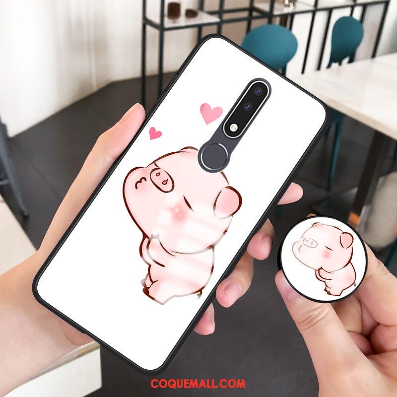 Étui Nokia 3.1 Plus Téléphone Portable Miroir Personnalité, Coque Nokia 3.1 Plus Tendance Verre