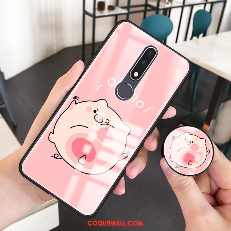 Étui Nokia 3.1 Plus Téléphone Portable Miroir Personnalité, Coque Nokia 3.1 Plus Tendance Verre