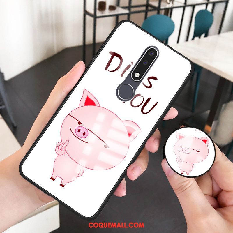 Étui Nokia 3.1 Plus Téléphone Portable Miroir Personnalité, Coque Nokia 3.1 Plus Tendance Verre