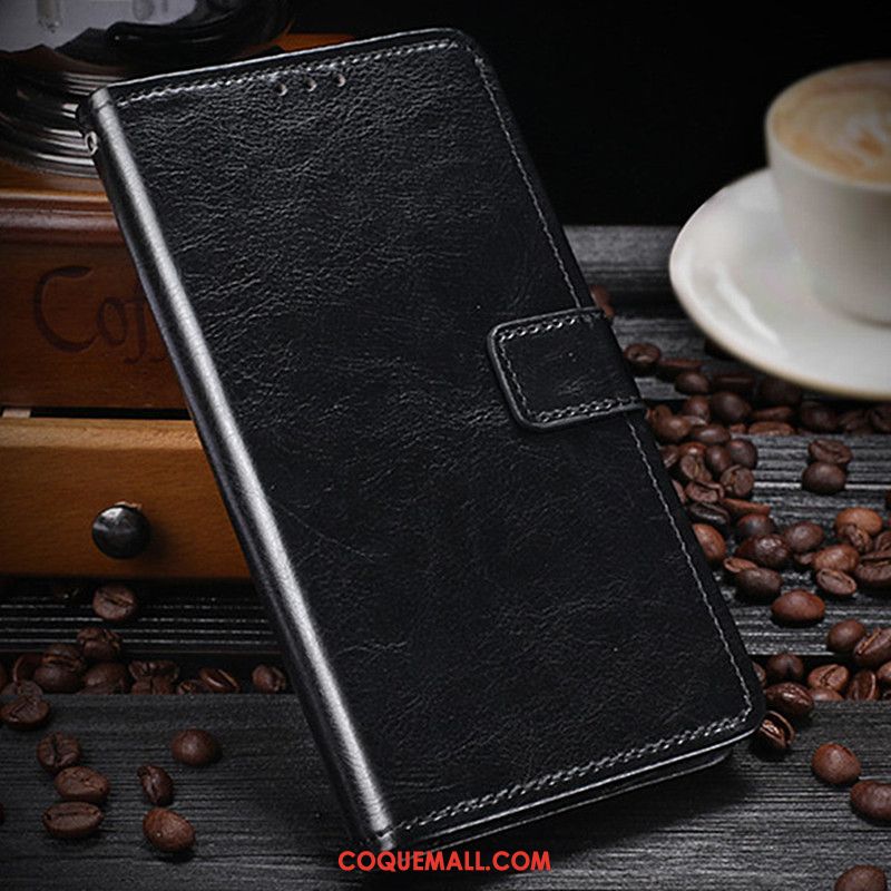 Étui Nokia 3.1 Portefeuille Téléphone Portable Noir, Coque Nokia 3.1 Carte Protection