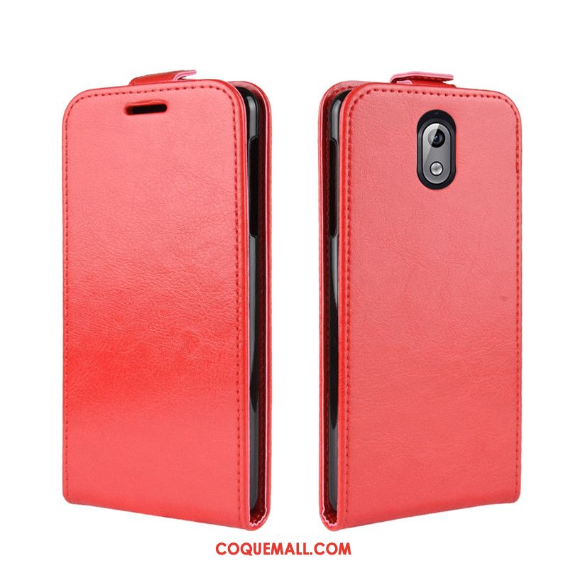 Étui Nokia 3.1 Protection Incassable Portefeuille, Coque Nokia 3.1 Téléphone Portable Étui En Cuir Braun