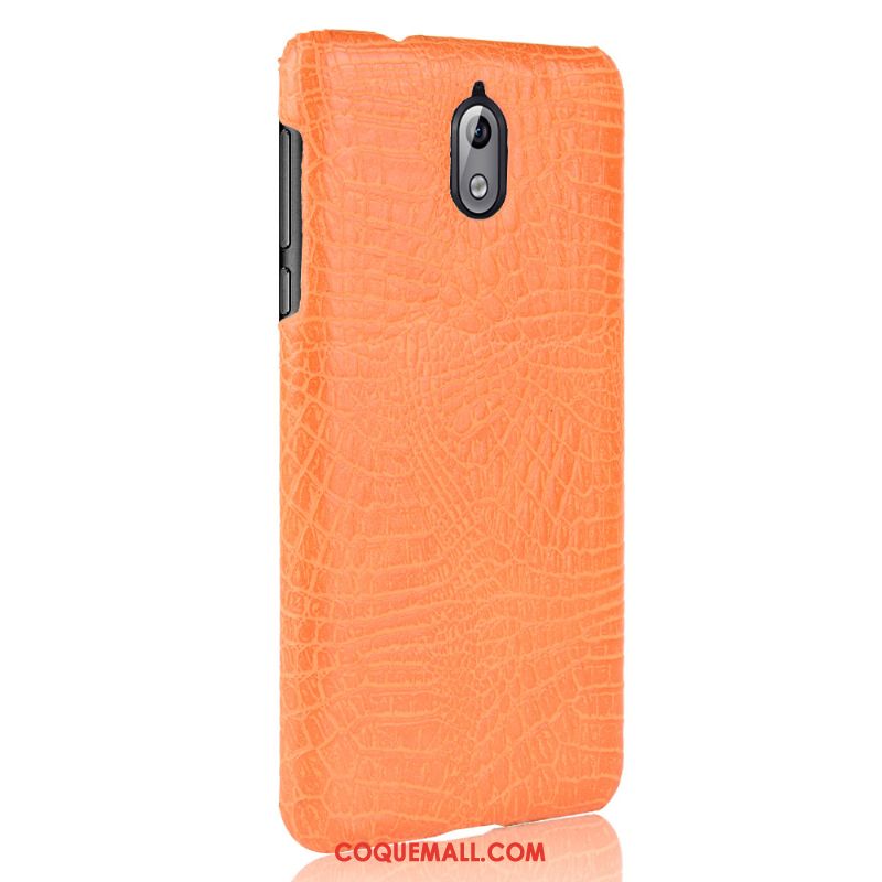 Étui Nokia 3.1 Sac Crocodile Modèle Bleu, Coque Nokia 3.1 Protection Simple