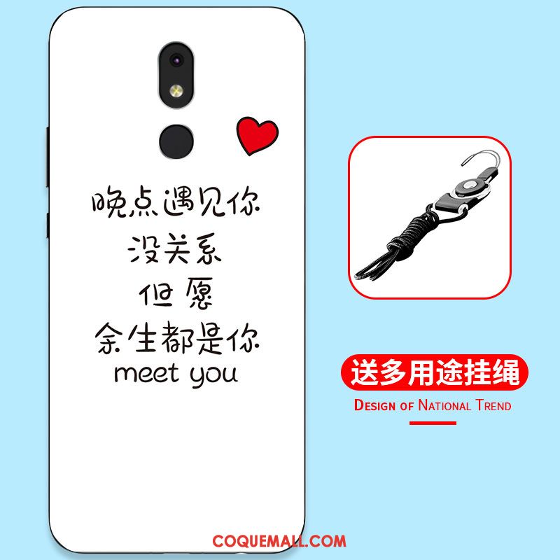 Étui Nokia 3.2 Silicone Personnalité Créatif, Coque Nokia 3.2 Dessin Animé Protection