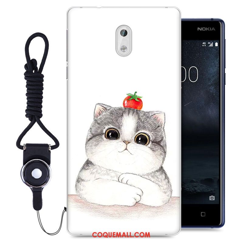 Étui Nokia 3 Drôle Tout Compris Incassable, Coque Nokia 3 Dessin Animé Fluide Doux