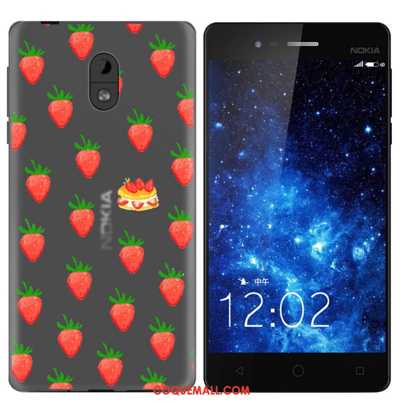 Étui Nokia 3 Fruit Fluide Doux Évasé, Coque Nokia 3 Dessin Animé Peinture