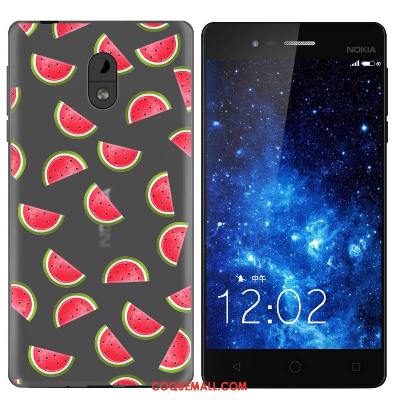 Étui Nokia 3 Fruit Fluide Doux Évasé, Coque Nokia 3 Dessin Animé Peinture