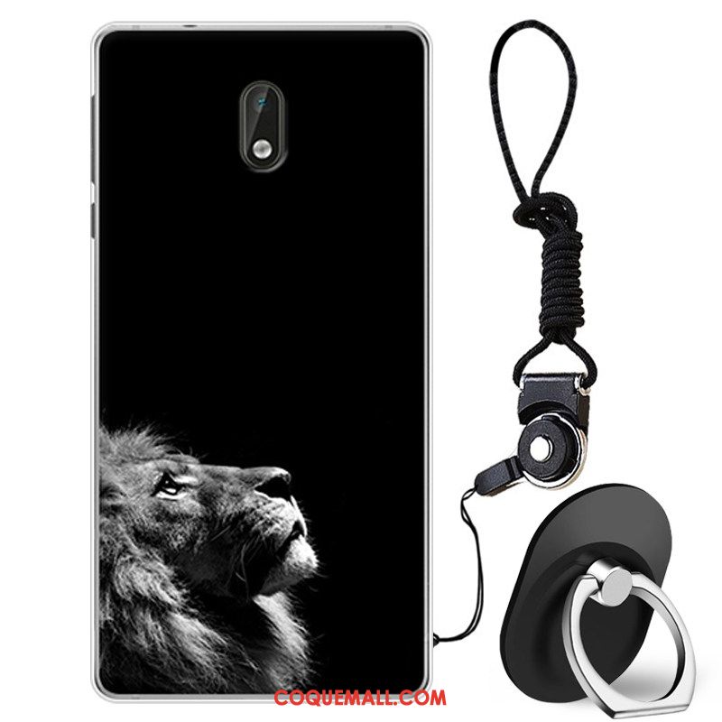 Étui Nokia 3 Personnalité Fluide Doux Créatif, Coque Nokia 3 Silicone Nouveau Braun