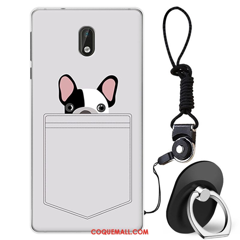 Étui Nokia 3 Personnalité Fluide Doux Créatif, Coque Nokia 3 Silicone Nouveau Braun