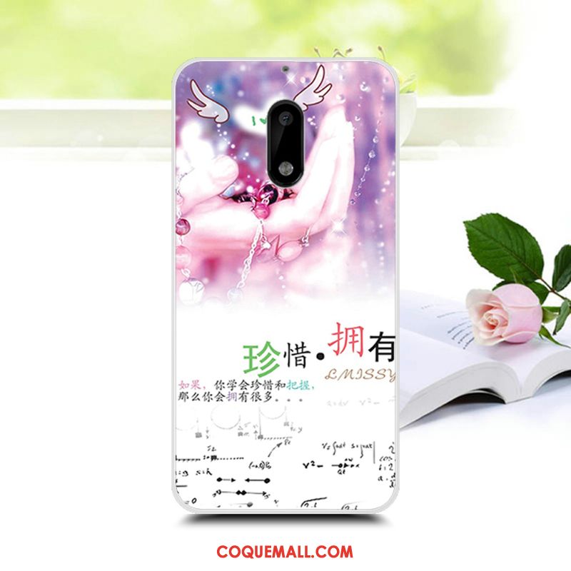 Étui Nokia 3 Personnalité Incassable Violet, Coque Nokia 3 Fluide Doux Créatif