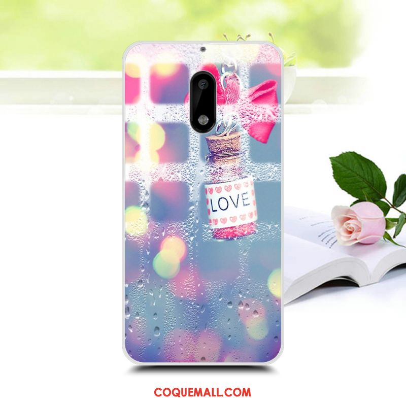 Étui Nokia 3 Personnalité Incassable Violet, Coque Nokia 3 Fluide Doux Créatif