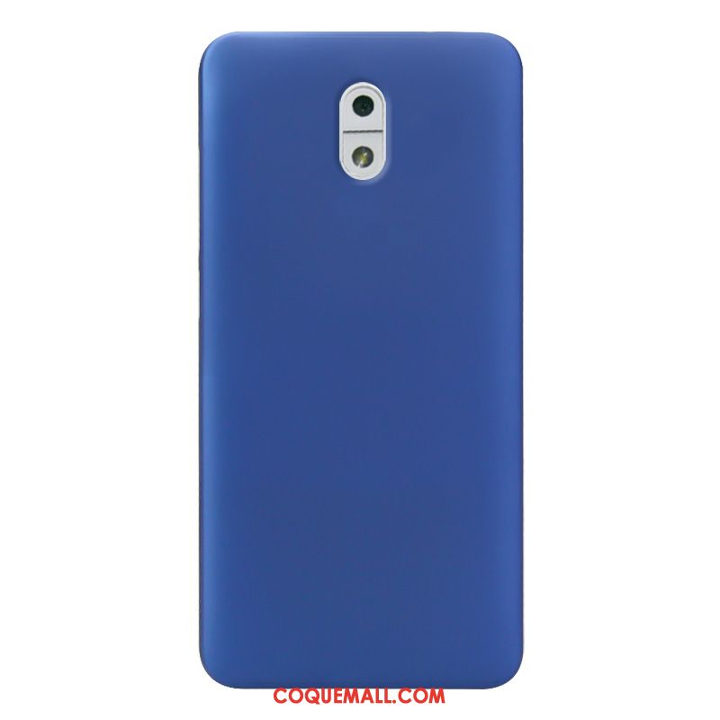 Étui Nokia 3 Protection Délavé En Daim Bleu, Coque Nokia 3 Couleur Unie Business