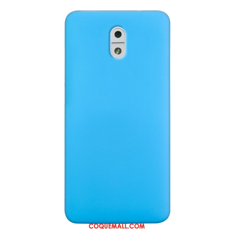 Étui Nokia 3 Protection Délavé En Daim Bleu, Coque Nokia 3 Couleur Unie Business