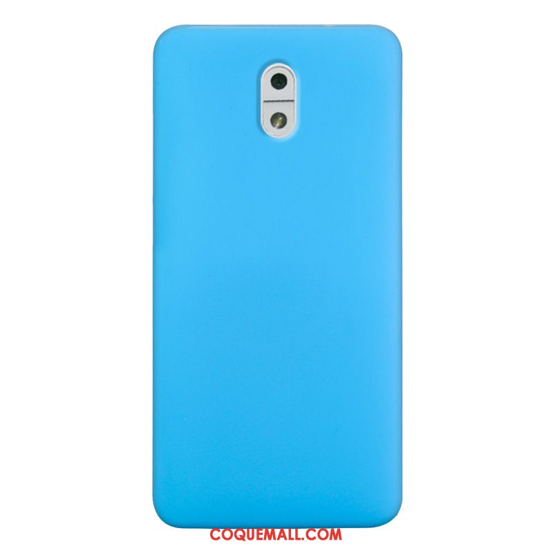 Étui Nokia 3 Protection Délavé En Daim Bleu, Coque Nokia 3 Couleur Unie Business