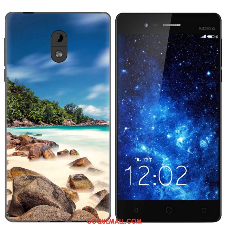 Étui Nokia 3 Téléphone Portable Paysage Tendance, Coque Nokia 3 Bleu Blanc