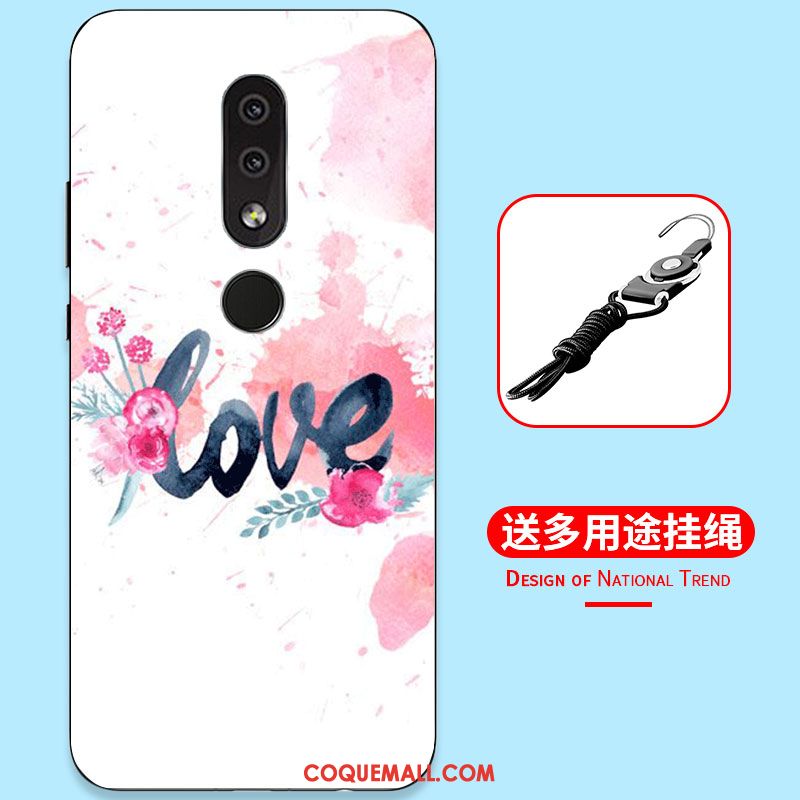 Étui Nokia 4.2 Tout Compris Dessin Animé Silicone, Coque Nokia 4.2 Fluide Doux Simple