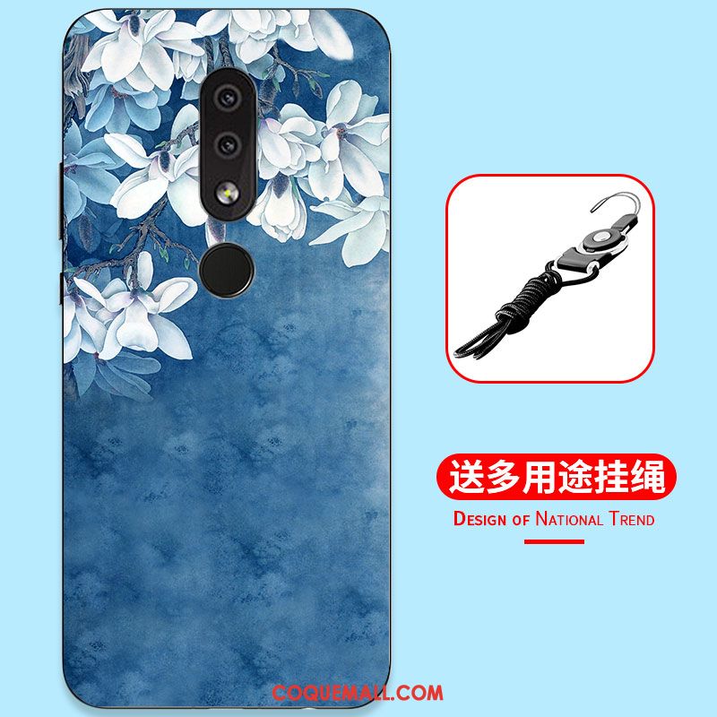 Étui Nokia 4.2 Tout Compris Dessin Animé Silicone, Coque Nokia 4.2 Fluide Doux Simple