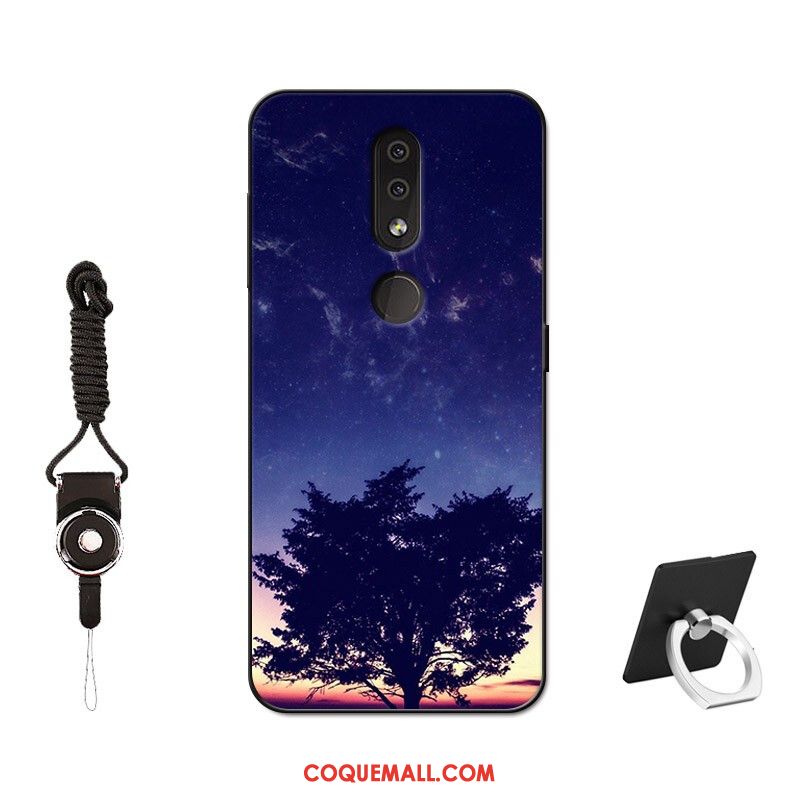 Étui Nokia 4.2 Téléphone Portable Protection Violet, Coque Nokia 4.2 Silicone Tout Compris