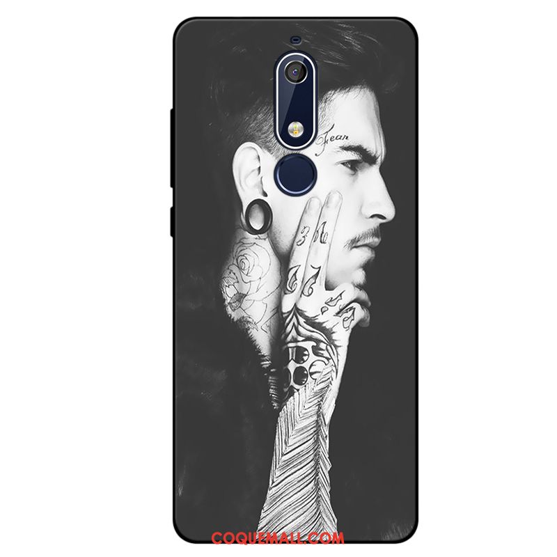 Étui Nokia 5.1 Incassable Protection Téléphone Portable, Coque Nokia 5.1 Nouveau Fluide Doux