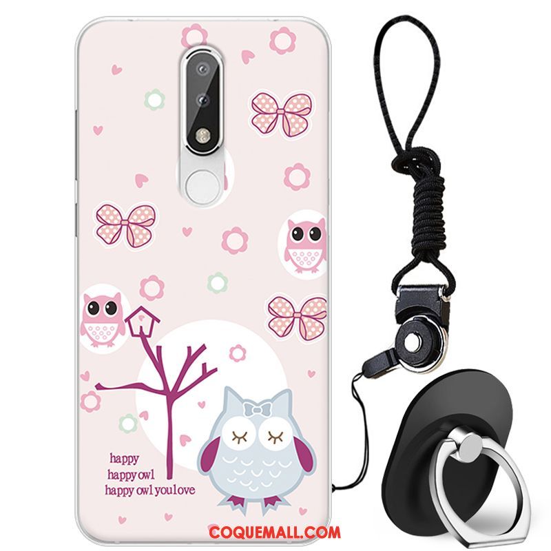 Étui Nokia 5.1 Plus Incassable Silicone Fluide Doux, Coque Nokia 5.1 Plus Dessin Animé Peinture