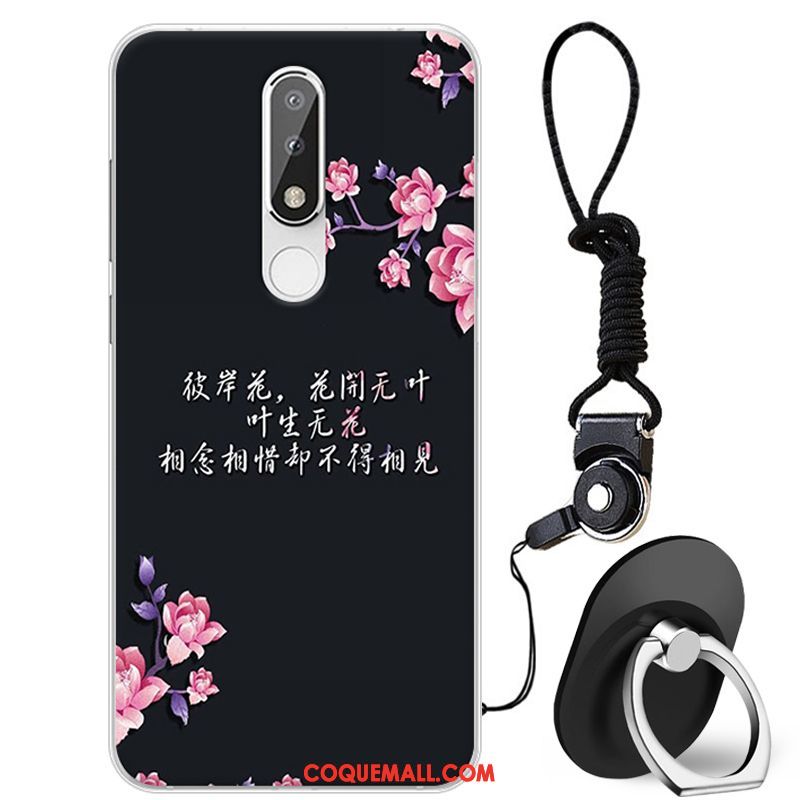 Étui Nokia 5.1 Plus Incassable Silicone Fluide Doux, Coque Nokia 5.1 Plus Dessin Animé Peinture