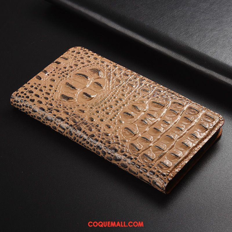 Étui Nokia 5.1 Plus Modèle Fleurie Téléphone Portable En Cuir, Coque Nokia 5.1 Plus Protection Crocodile Braun