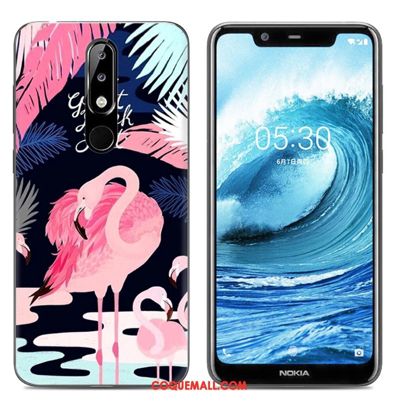 Étui Nokia 5.1 Plus Téléphone Portable Créatif Transparent, Coque Nokia 5.1 Plus Protection Silicone