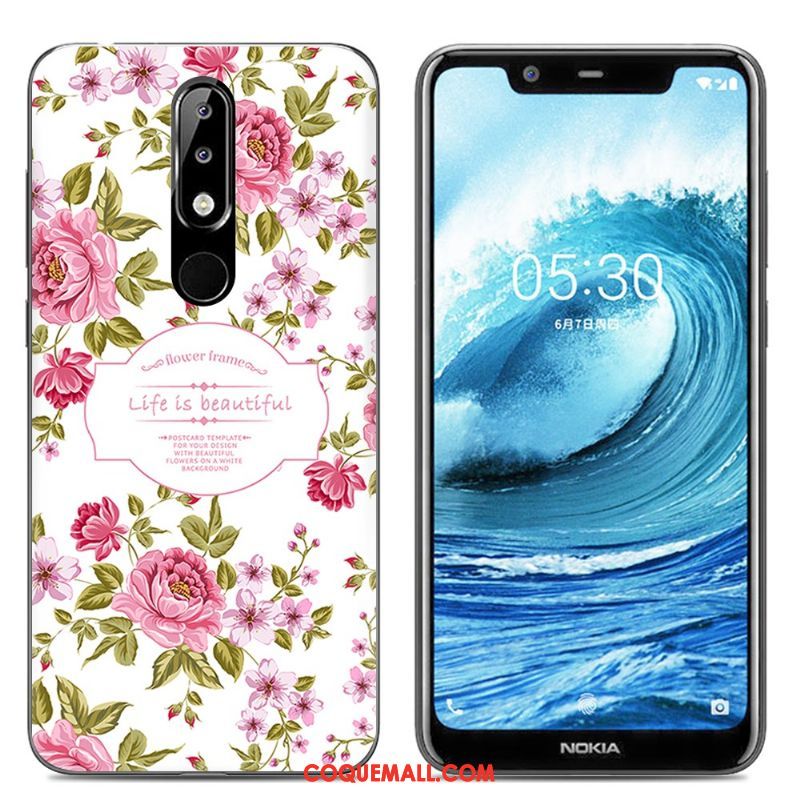 Étui Nokia 5.1 Plus Téléphone Portable Créatif Transparent, Coque Nokia 5.1 Plus Protection Silicone