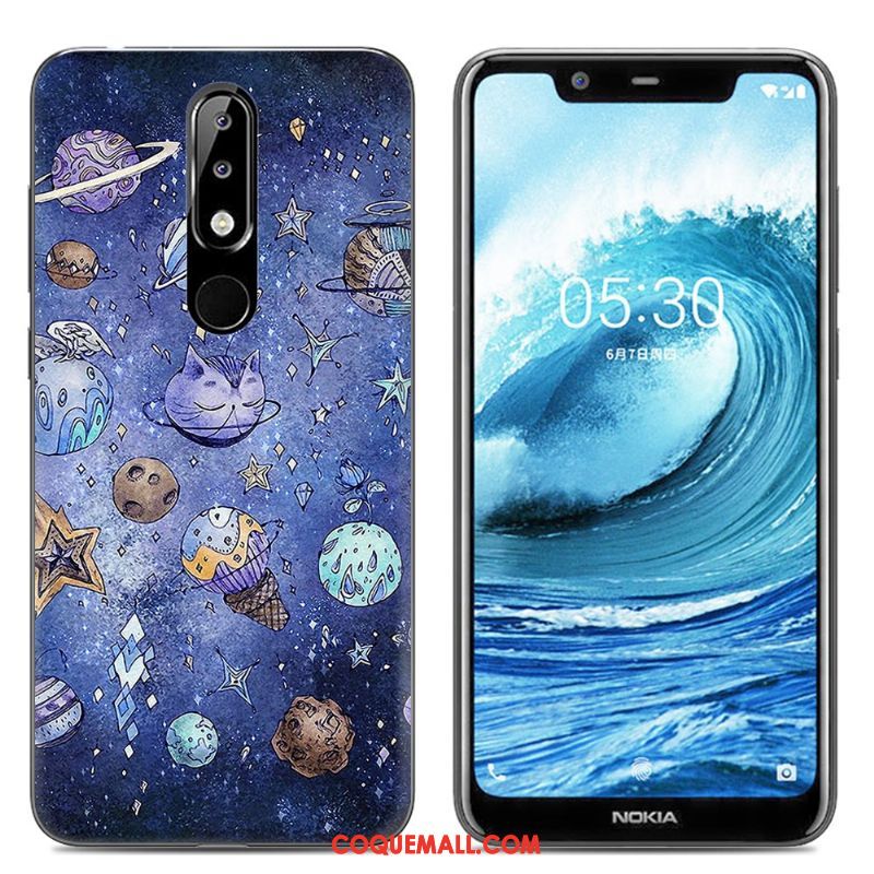 Étui Nokia 5.1 Plus Téléphone Portable Créatif Transparent, Coque Nokia 5.1 Plus Protection Silicone