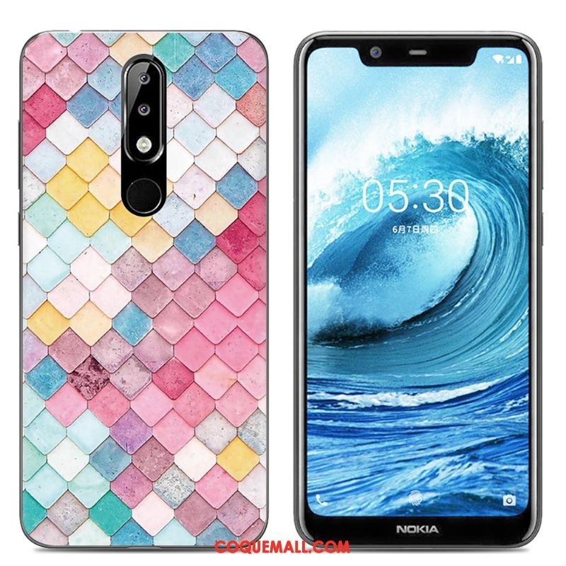 Étui Nokia 5.1 Plus Téléphone Portable Créatif Transparent, Coque Nokia 5.1 Plus Protection Silicone