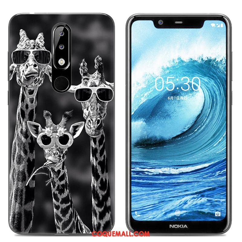 Étui Nokia 5.1 Plus Téléphone Portable Créatif Transparent, Coque Nokia 5.1 Plus Protection Silicone