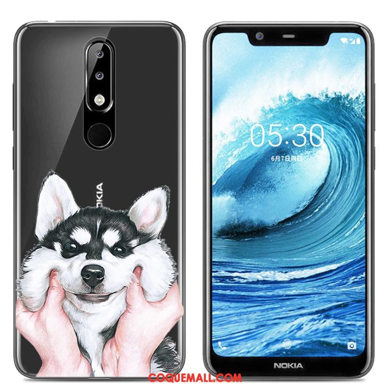 Étui Nokia 5.1 Plus Téléphone Portable Créatif Transparent, Coque Nokia 5.1 Plus Protection Silicone