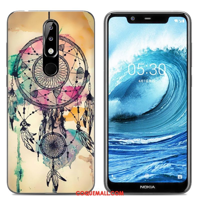 Étui Nokia 5.1 Plus Téléphone Portable Créatif Transparent, Coque Nokia 5.1 Plus Protection Silicone