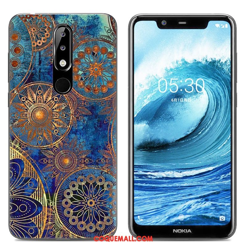 Étui Nokia 5.1 Plus Téléphone Portable Créatif Transparent, Coque Nokia 5.1 Plus Protection Silicone