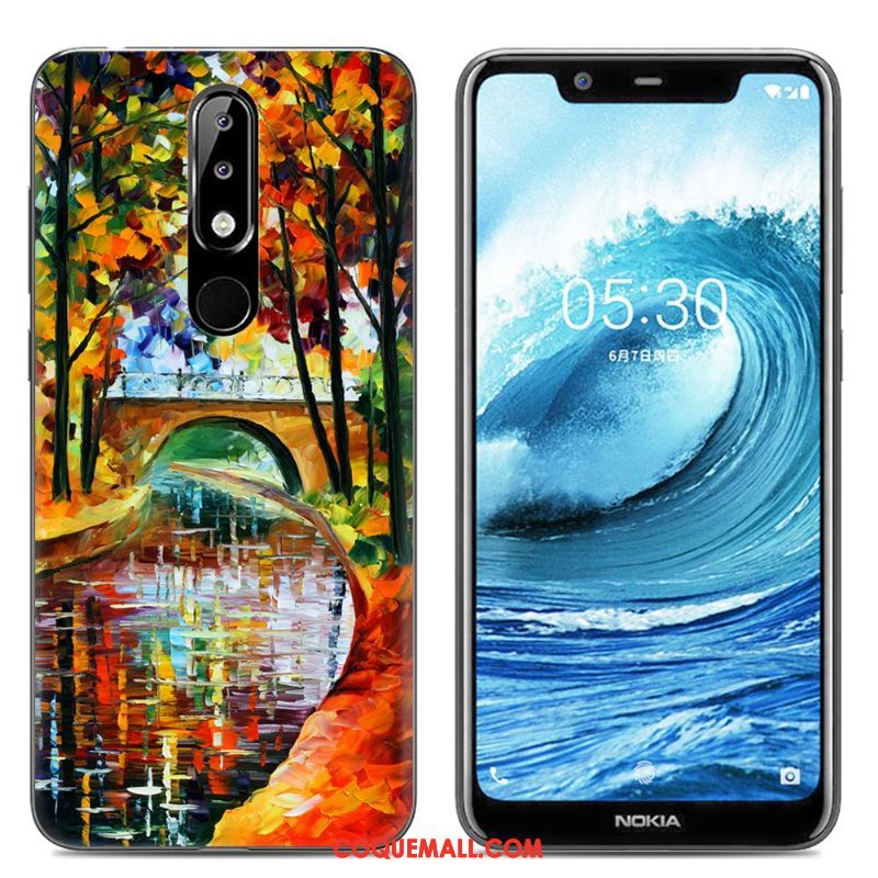 Étui Nokia 5.1 Plus Téléphone Portable Créatif Transparent, Coque Nokia 5.1 Plus Protection Silicone