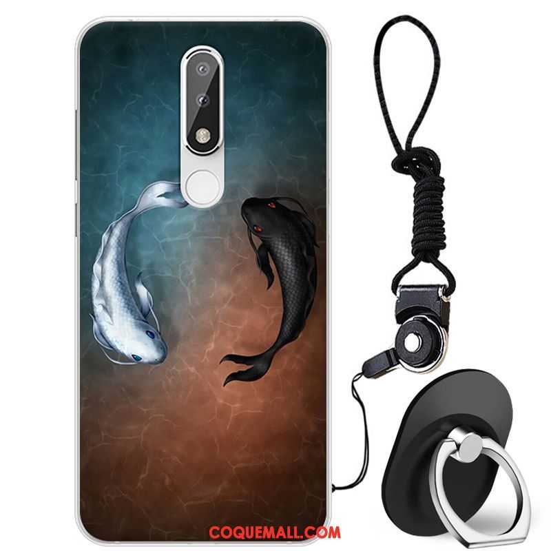 Étui Nokia 5.1 Plus Téléphone Portable Mode Incassable, Coque Nokia 5.1 Plus Blanc Marque De Tendance