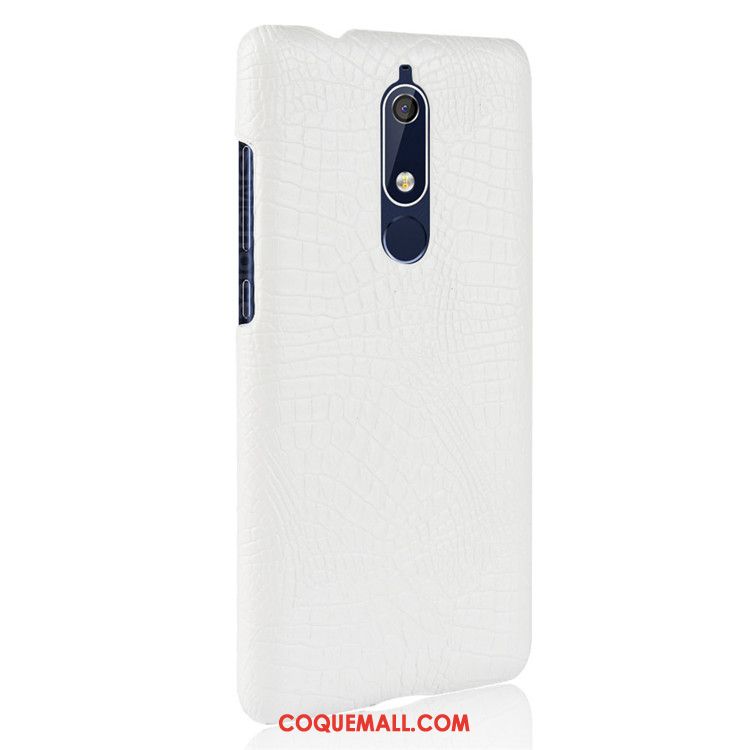 Étui Nokia 5.1 Protection Téléphone Portable Difficile, Coque Nokia 5.1 Personnalité Cuir