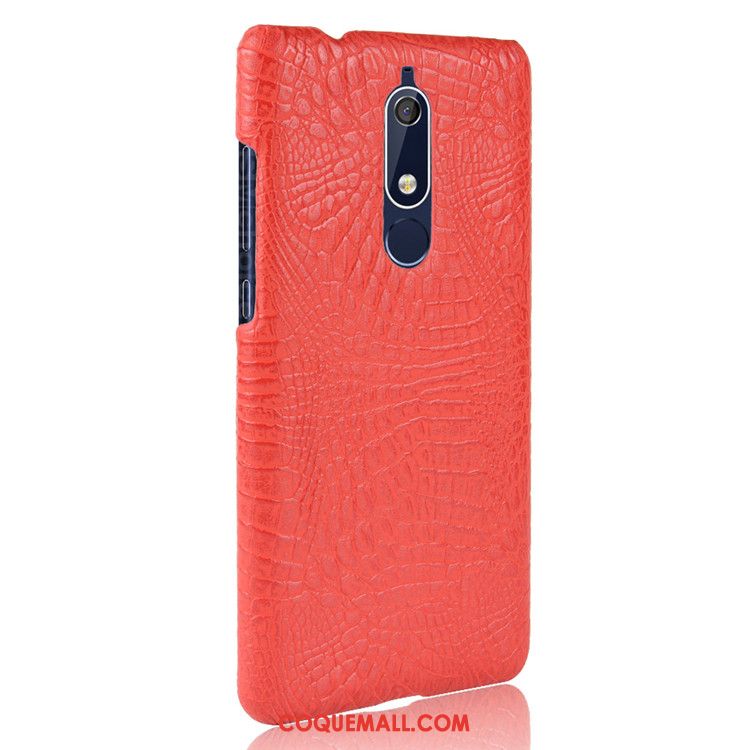 Étui Nokia 5.1 Protection Téléphone Portable Difficile, Coque Nokia 5.1 Personnalité Cuir