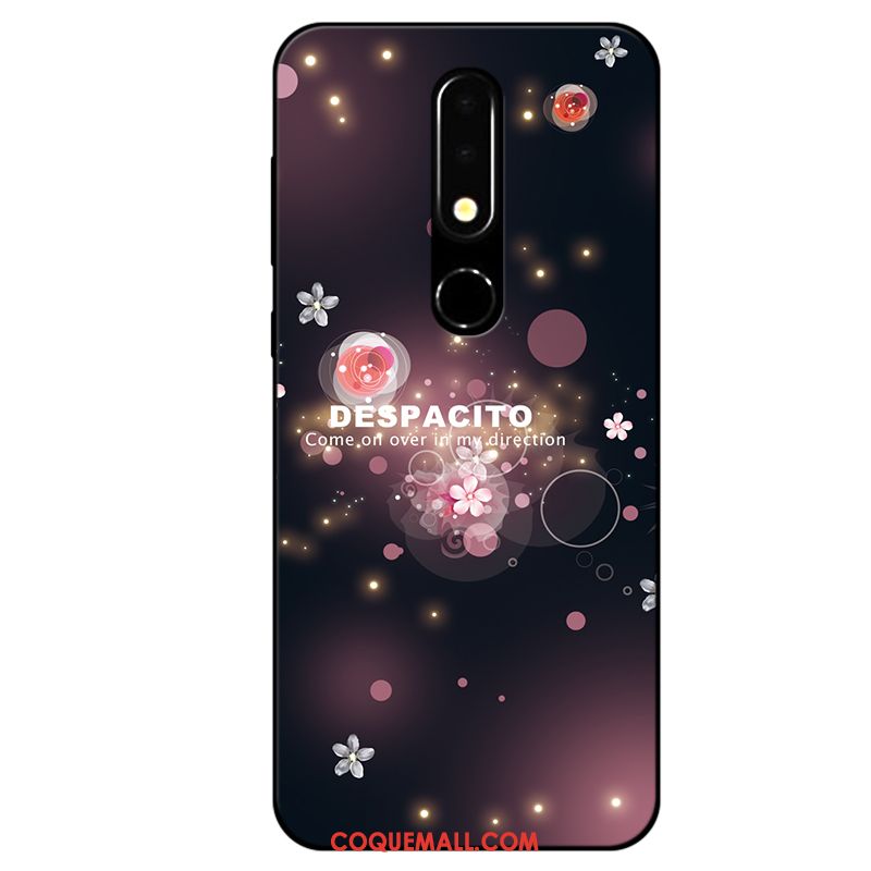 Étui Nokia 5.1 Simple Fluide Doux Tout Compris, Coque Nokia 5.1 Frais Téléphone Portable