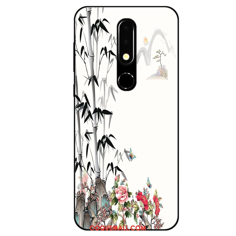 Étui Nokia 5.1 Simple Fluide Doux Tout Compris, Coque Nokia 5.1 Frais Téléphone Portable